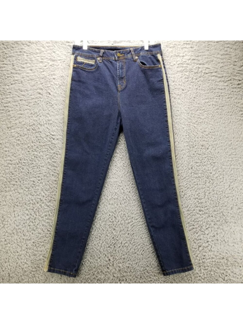 Soft Surroundings Jeans Womens 10 Blue Skinny Stretch Denim High Rise *Read*